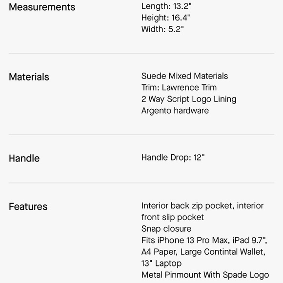 ♠️Kate Spade 454 Suede Large Shoulder Bag, Dark Merlot Burgundy Wine Red NEW NWT - Picture 9 of 9